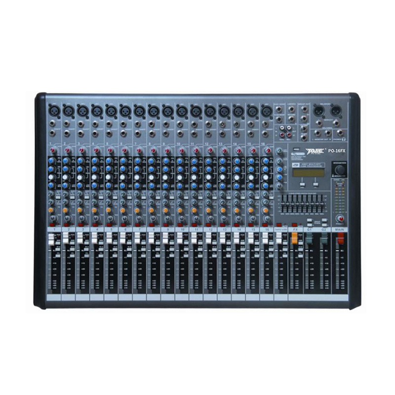 16路调音台（2路编组）    PO-16FX